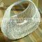 handmade white wicker flower basket wedding flower basket with plastic liner