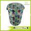 16.5*H25 Inch Polyester Laundry Basket, Bubble Pattern