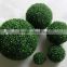 Plastic Grass ball ornament factory price artificial grass topiary