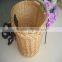natural high quality wicker removable bicycle basket wholesale