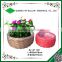 Natual material garden wicker plant pot for sale