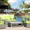 Fashionable patio wicker sofa set