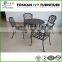 Leisure cast aluminium garden chairs