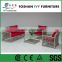 2016 Latest sofa designs modern wicker furniture red sectional sofa