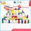 Wholesale baby wooden building blocks toy teaching aid wooden building blocks toy W13A027