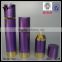 15 / 30 / 50ml new products fancy purple acrylic cosmetic bottle golden UV special pump lotion acrylic cosmetic plastic bottle
