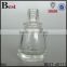 2017 hot selling cosmetic 15ml nail polish glass bottle empty nail polish glass bottle clear round nail polish glass bottle
