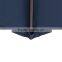 Outdoor Navy Blue 10ft Metal Banana Umbrella with Crank