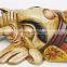 Hand Crafted Wooden Mask of Hindu Lord Ganesh Wall Hanging Made In Nepal