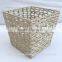 Sea grass decorative storage basket