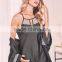 Adult Romper Pajamas Wholesale Custom Satin Lace Insert Dressing Gownpajamas womenWholesale Custom Made in China