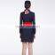 Custom Black Colours Slim Fit Stewardess Dress