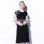 Laser Cut Dress Women Layered Top Keyhole Back With Hook And Eye And Dry Clean Formal Dress In Wholesale Price