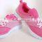 EVA insole colored mesh upper low price shoes for women