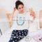 100%cotton Fashional Design High Quality Summer Pajamas for Girls