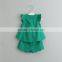 Summer Student 5 Years Old Clothes Welding and Cutting Outfit Pure Green Wave Short Sets