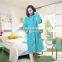western coral fleece bathrobe women