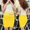 Wholesale fancy Stretch Cotton Sheath short Skirt
