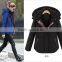 Elegant fitted russian female women ladies winter short down jackets and coats clothes clothing with