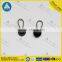 Silver and black color assorted 4pcs pack shirt button extenders