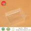 clear rectangle blister plastic disposable food tray