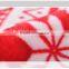 2015 Hot Soft Warm Thick Winter Style Luxury New Year100% Polyester Coral Snowflake Printed Wholesale Christmas Fleece Blanket