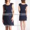 new design black and navy lace dresses for pregnant women sex maternity clothes