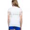 2015 Factory direct price wholesale 100% cotton plain women long sleeve t shirt Dreamy Butterfly Girl Print White T-shirt