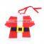 Dropshipping 10 PCS Christmas Red Nonwoven Small Pendant Christmas Tree Hanging Decorations
