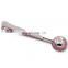 hot sale low price high quality stainless steel fruit balls ice cream spoon with clip