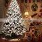 2017 New Big Size Tall Snowing White Christmas Tree Decorations Frosted Snow Artificial Christmas Trees Wholesale China