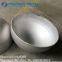 forged galvanized hemispherical carbon steel hemisphere pipe end cap