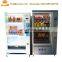 Outdoor touch screen coin operated drink vending machine and snack food