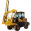 Self-propelled hydraulic guardrail post pile driver hammer impactor pile driver price