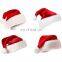 Hot Sale Low Moq Cheap Adult Happy Holiday Party Festival Merry Christmas Felt Santa Hat