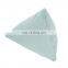 High quality plain green multi functional triangular home decorative knitted pillows triangle pillow for sale