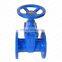 Bundor non risng stem gate valve double bonnet 2 inch 4 inch water flanged gate valve