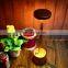 golden warm white lighting  led rechargeable lamp restaurant decorative table