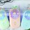 Portable travel office battery charge usb rechargeable handheld pocket mini fan