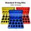 Standard Universal 382 386 407 419 pcs NBR FKM Silicone O Ring Kit Box Assortment Excavator Hydraulic ORing Kit
