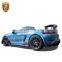 CSS style Side Skirts Engine Hood Bonnet Front Bumper Rear Diffuser Spoiler Suitable For Porsche Boxster Cayman 718