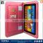 china supplier kickstand walltet leather case for samsung tab 4