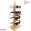 2016 hot selling Eco-friendly portable wood sunglasses display rack