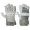 Wholesale Comfortable leather working gloves with rubberized cuff