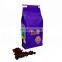 Custom printed 250g/500g/1kg coffee bean packaging bag flat bottom bag with vavle/tin tie