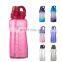 2021 popular 1000ml colorful plastic protein anti slip time marker durable water jug 5 gallon bottle