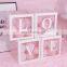 Baby shower balloon clear boxes with letters for baby shower 1st birthday balloons boxes decorations for boy or girl