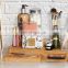 Spice Rack Kitchen Cabinet Organizer- 3 Tier Bamboo Expandable Display Shelf Spice Rack