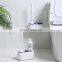 wholesale 2 in 1 toilet brush holder plastic toilet bowl brush cleaner manufacture of stainless steel toilet brush holder