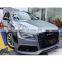Body kit for Audi A8 D4 D5 upgrade W12 RS8 model grille front bumpers